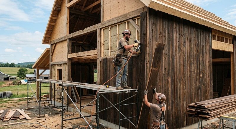 Barn Siding Installation in Exeter, NH