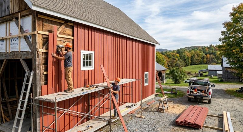 Barn Siding Installation in Epping, NH