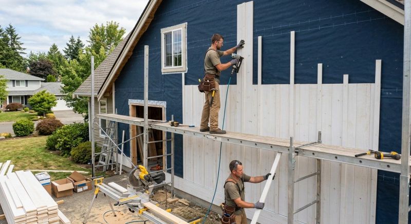 Batten Siding Installation in Haverhill, MA