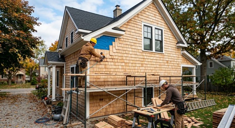 Cedar Siding Installation in Raymond, NH