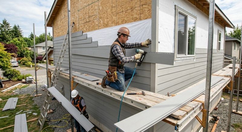 Cement Siding Installation in Haverhill, MA