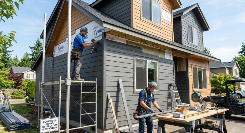 Composite Siding Installation in Sandown, NH
