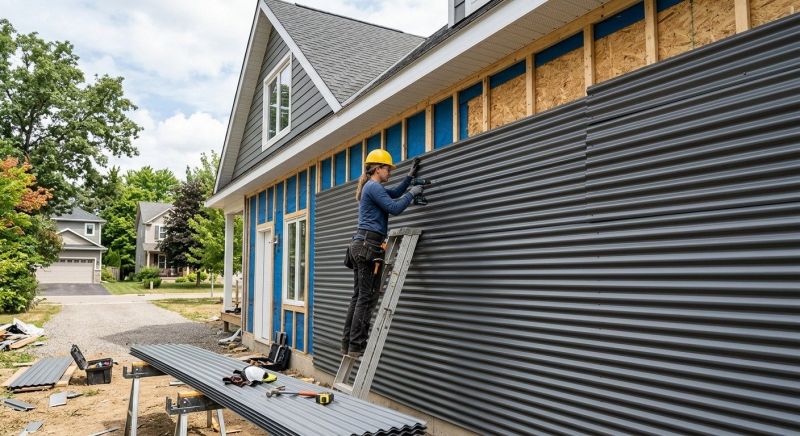 Corrugated Siding Installation in Epping, NH