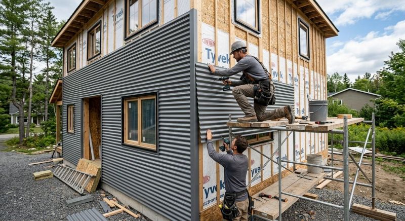 Corrugated Siding Installation in Epping, NH