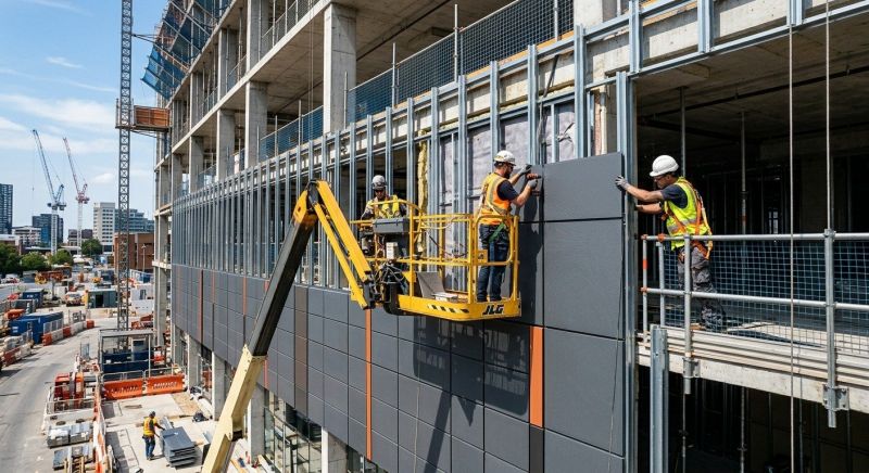 Facade Cladding Installation in Epping, NH