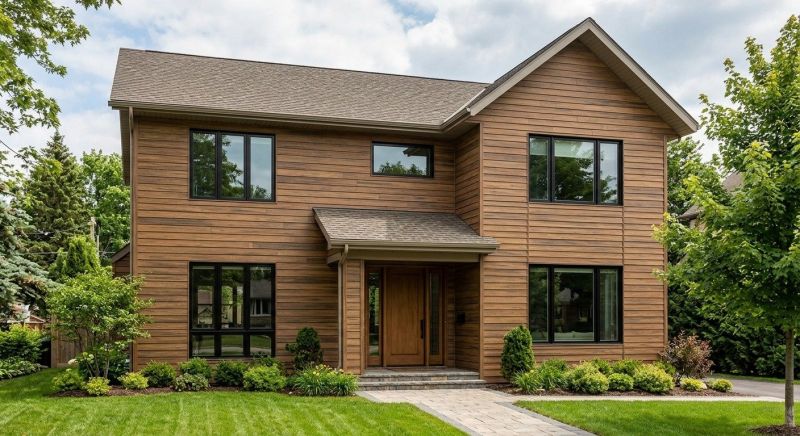 Faux Wood Siding Installation in Derry, NH