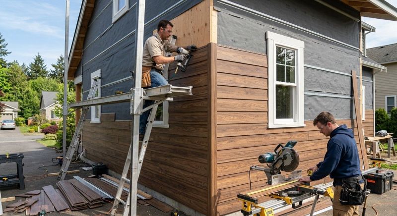 Faux Wood Siding Installation in Durham, NH