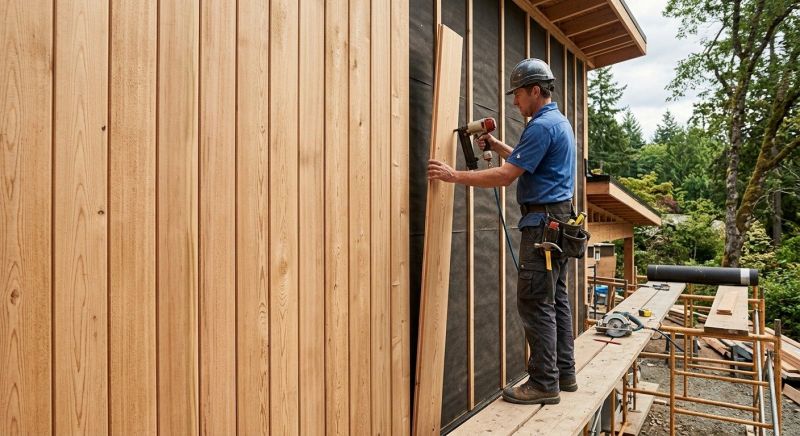 Faux Wood Siding Installation in Nottingham, NH