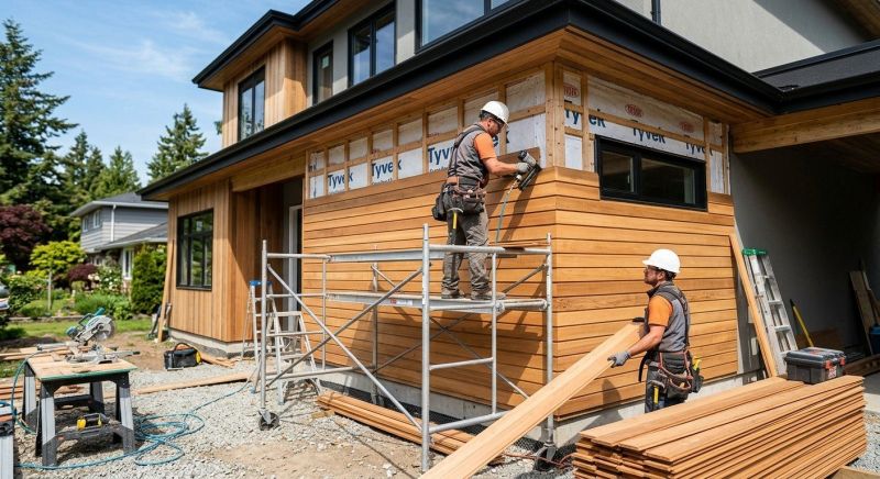 Faux Wood Siding Installation in Pelham, NH