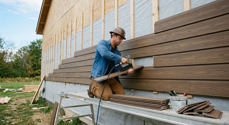 Faux Wood Siding Installation in Salem, NH