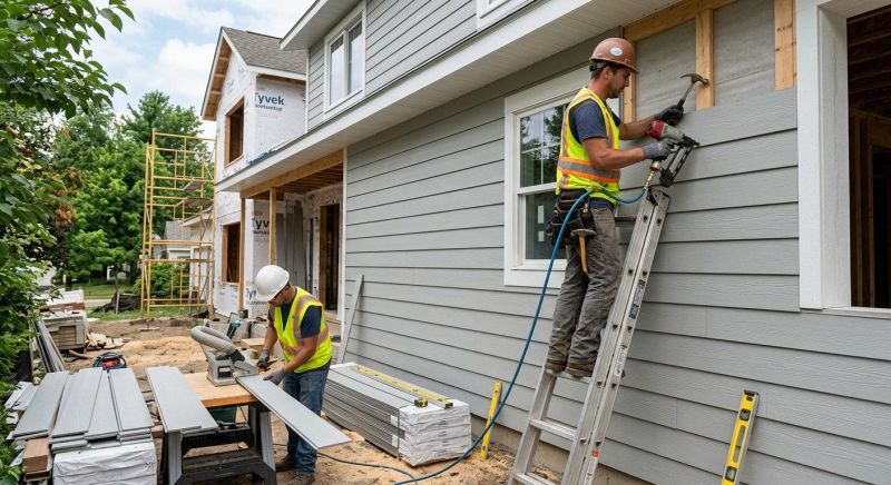 Fiber Siding Installation in Amesbury, MA