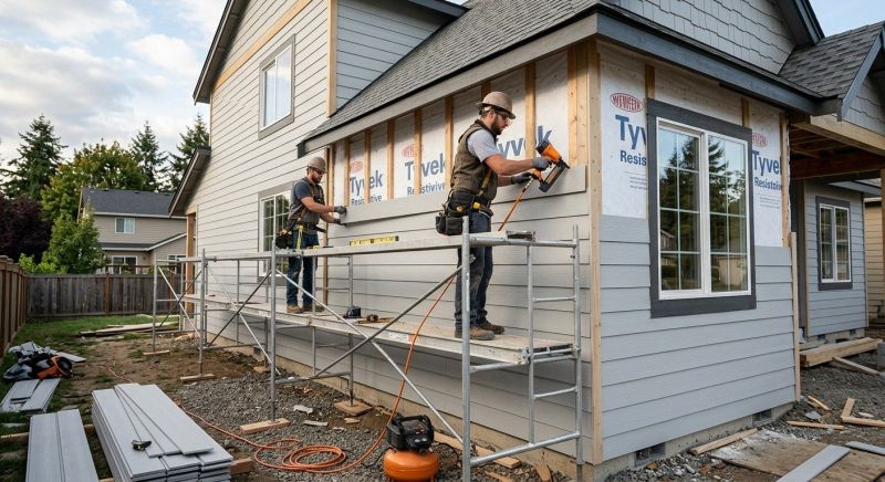 Fiber Siding Installation in Derry, NH
