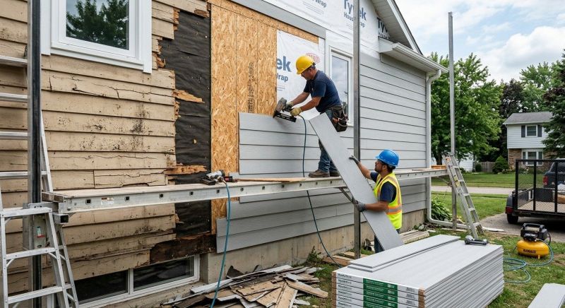 Fiberboard Siding Installation in Epping, NH