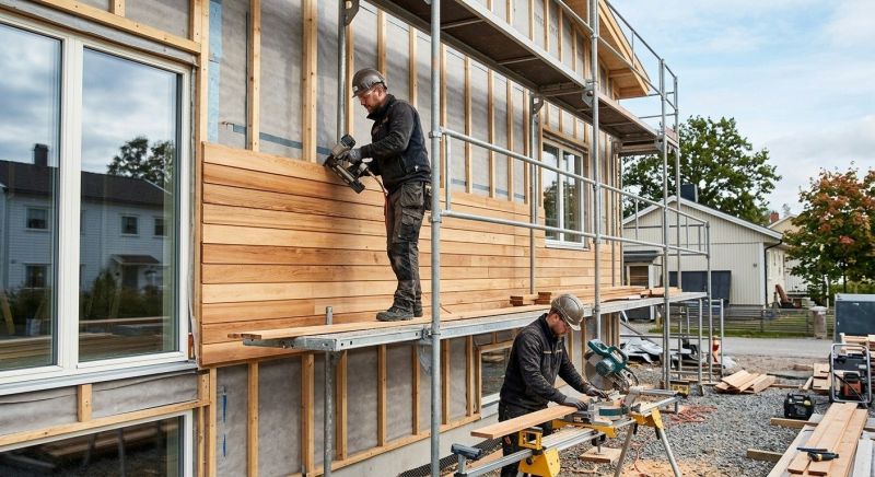 Hardwood Cladding Installation in Epping, NH
