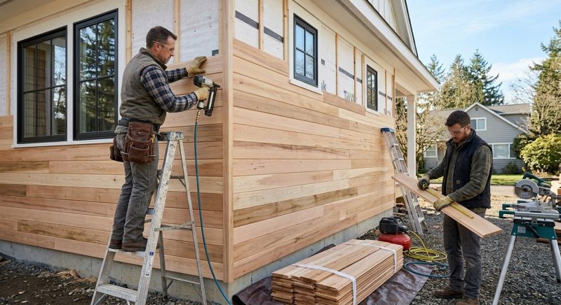 Hardwood Siding Installation in Auburn, NH
