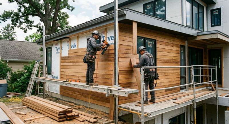 Hardwood Siding Installation in Plaistow, NH