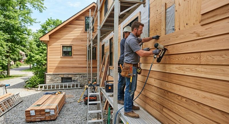 Hardwood Siding Installation in Rockingham County, NH