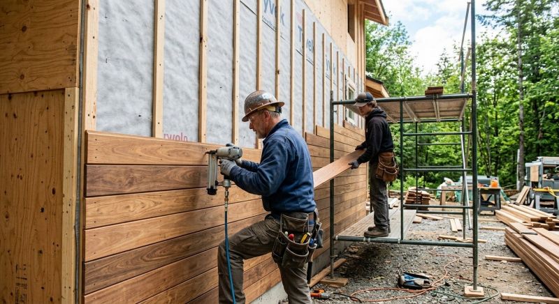 Hardwood Siding Installation in Sandown, NH