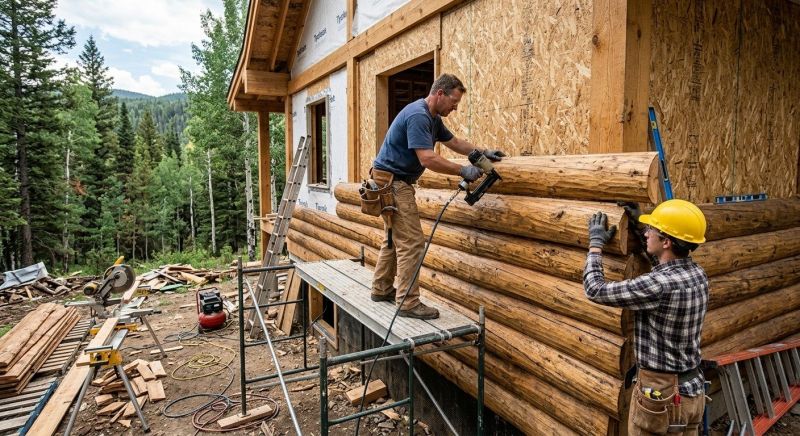 Log Siding Installation in Epping, NH