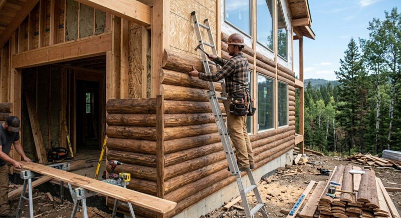 Log Siding Installation in Epping, NH