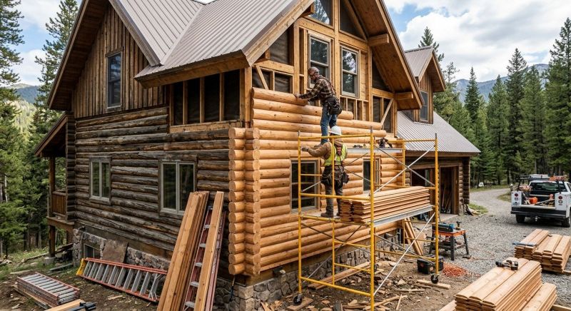 Log Siding Installation in Manchester, NH