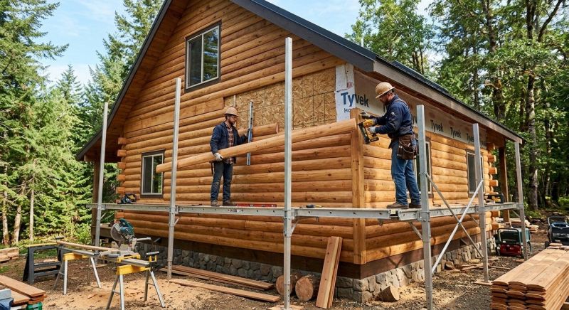 Log Siding Installation in Newburyport, MA