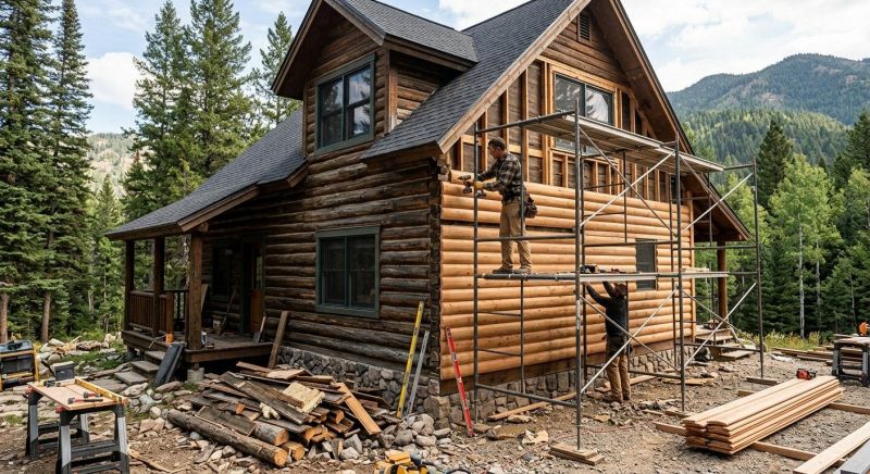 Log Siding Replacement in Epping, NH