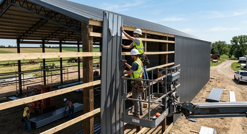 Metal Barn Siding Installation in Epping, NH