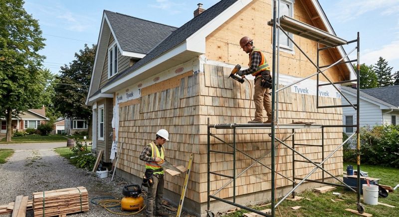 Shake Siding Installation in Raymond, NH