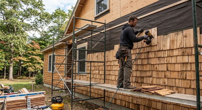 Shake Siding Installation in Salisbury, MA