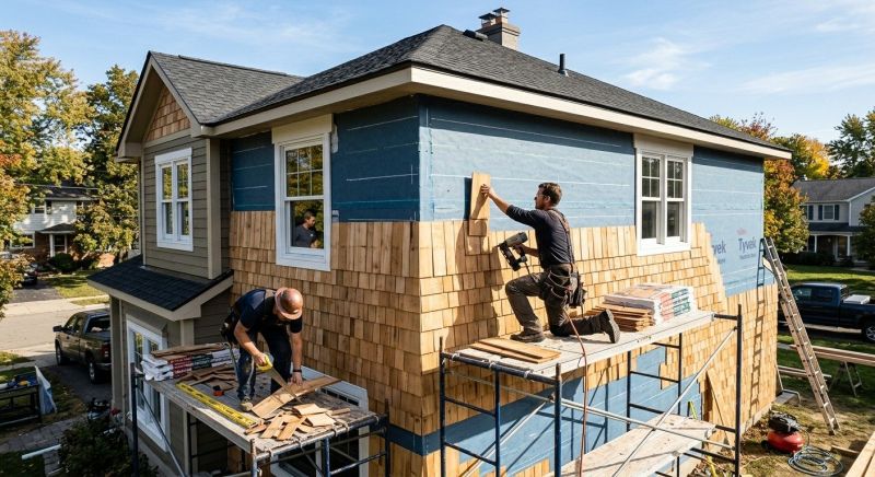 Shingle Siding Installation in Epping, NH