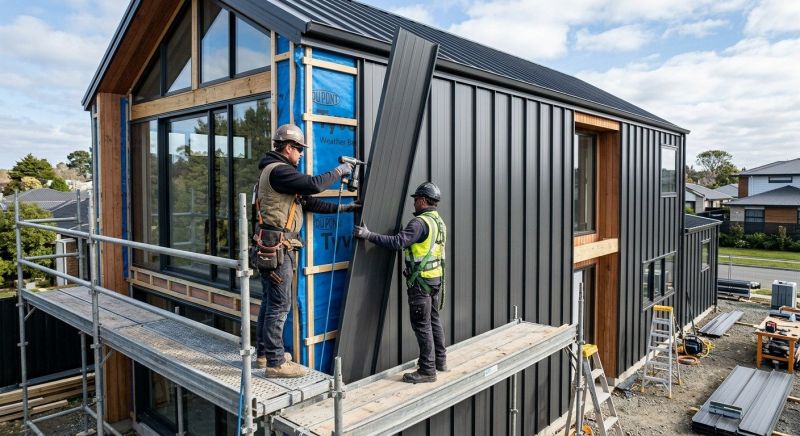 Steel Cladding Installation in Epping, NH