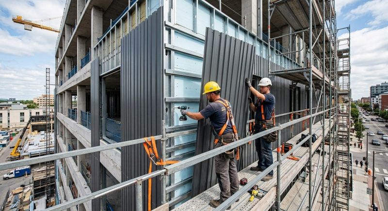 Steel Cladding Installation in Epping, NH