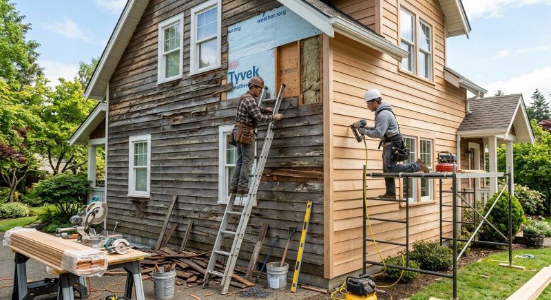 Wood Siding Installation in Pittsfield, NH