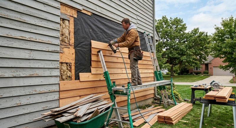 Wood Siding Replacement in Bedford, NH