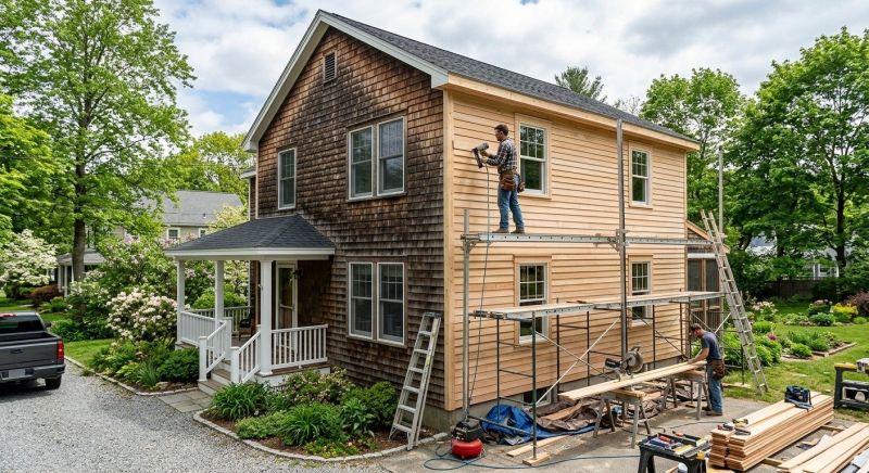 Wood Siding Replacement in Bow, NH